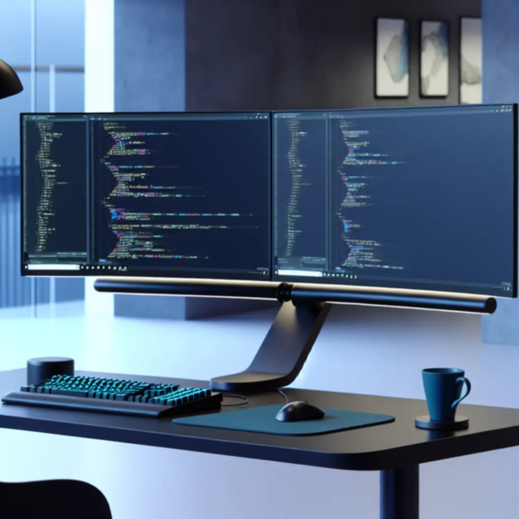 Środowisko pracy deweloperskiej z kodem