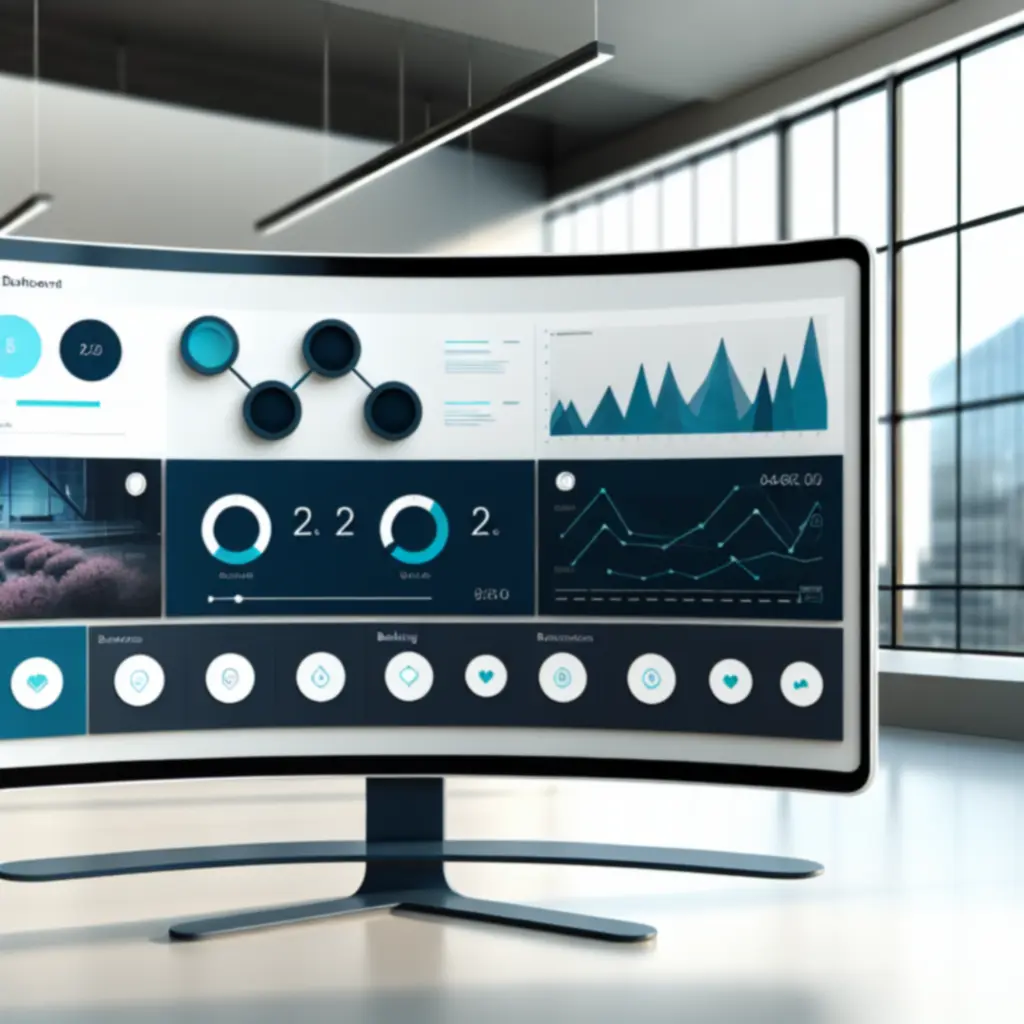 Interfejs pulpitu platformy fintech